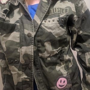 Hollister camo jacket